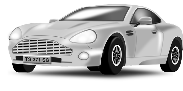 sportovní auto ilustrace
